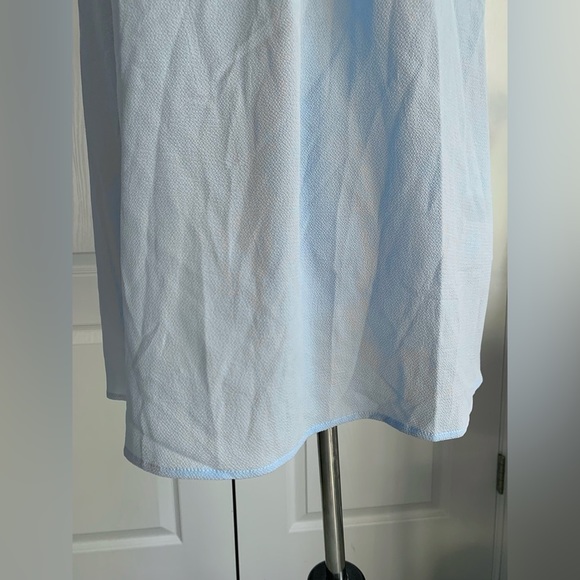 Suzanne Betro Lace Yoke Double Ruffle Sleeve Tunic Too - Picture 9 of 14